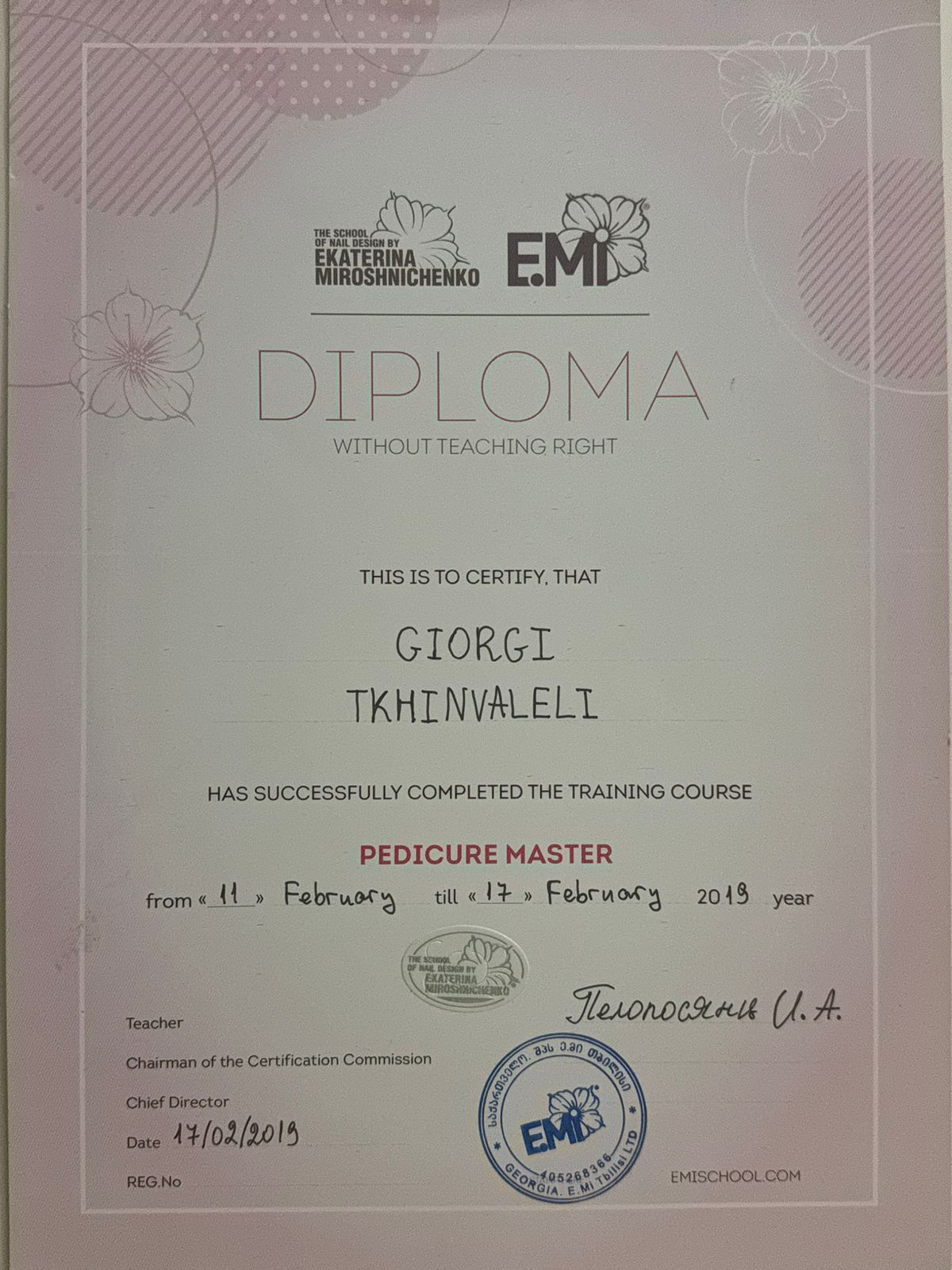 Professionellt diplom 4